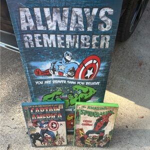 Marvel Comic Book Art Set